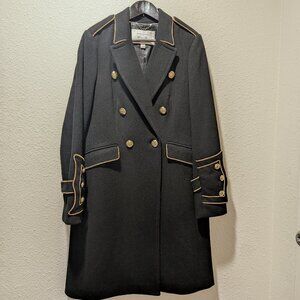 Olivia Palermo x Banana Republic Italian Wool Military Coat Size S